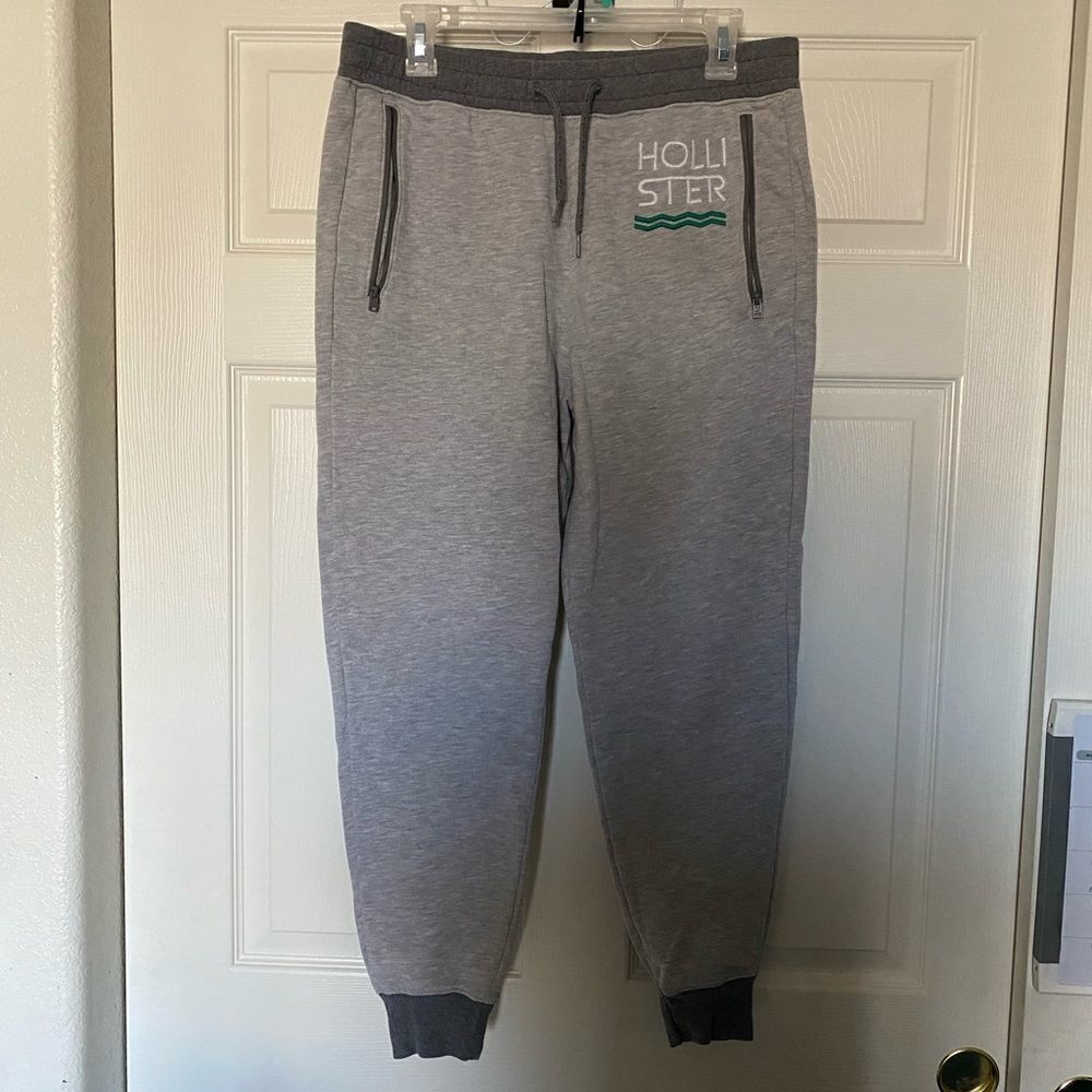 HOLLISTER Men’s Light Gray Joggers Size S
